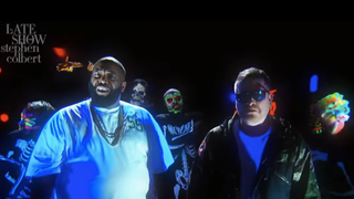 Run The Jewels wishes old-ass Stephen Colbert a happy birthday on <i>The Late Show</i>